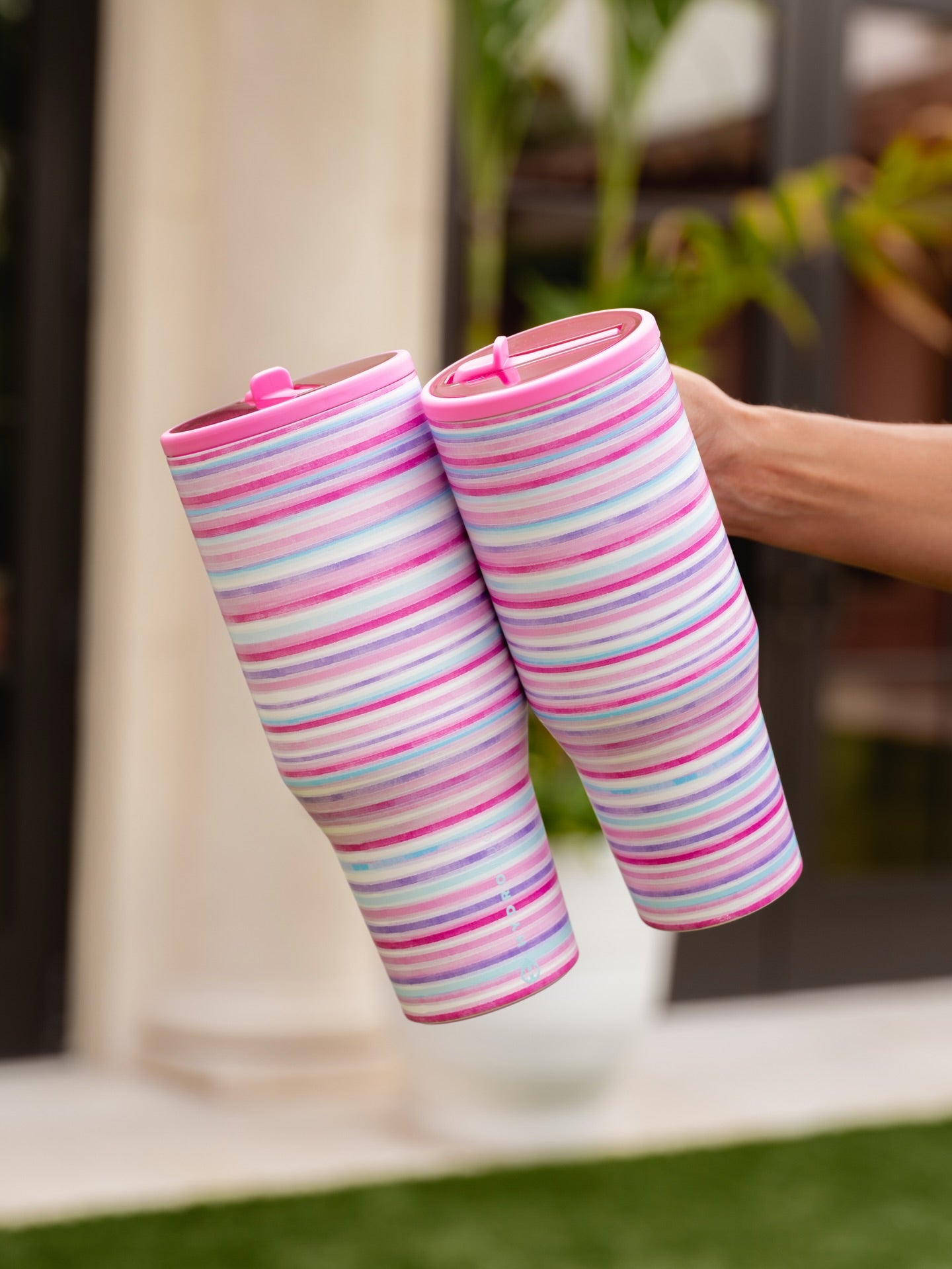 HydroJug X Pink Horizon Traveler Tumbler