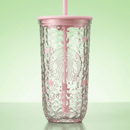 Sakura Glass Cold Cup 16oz