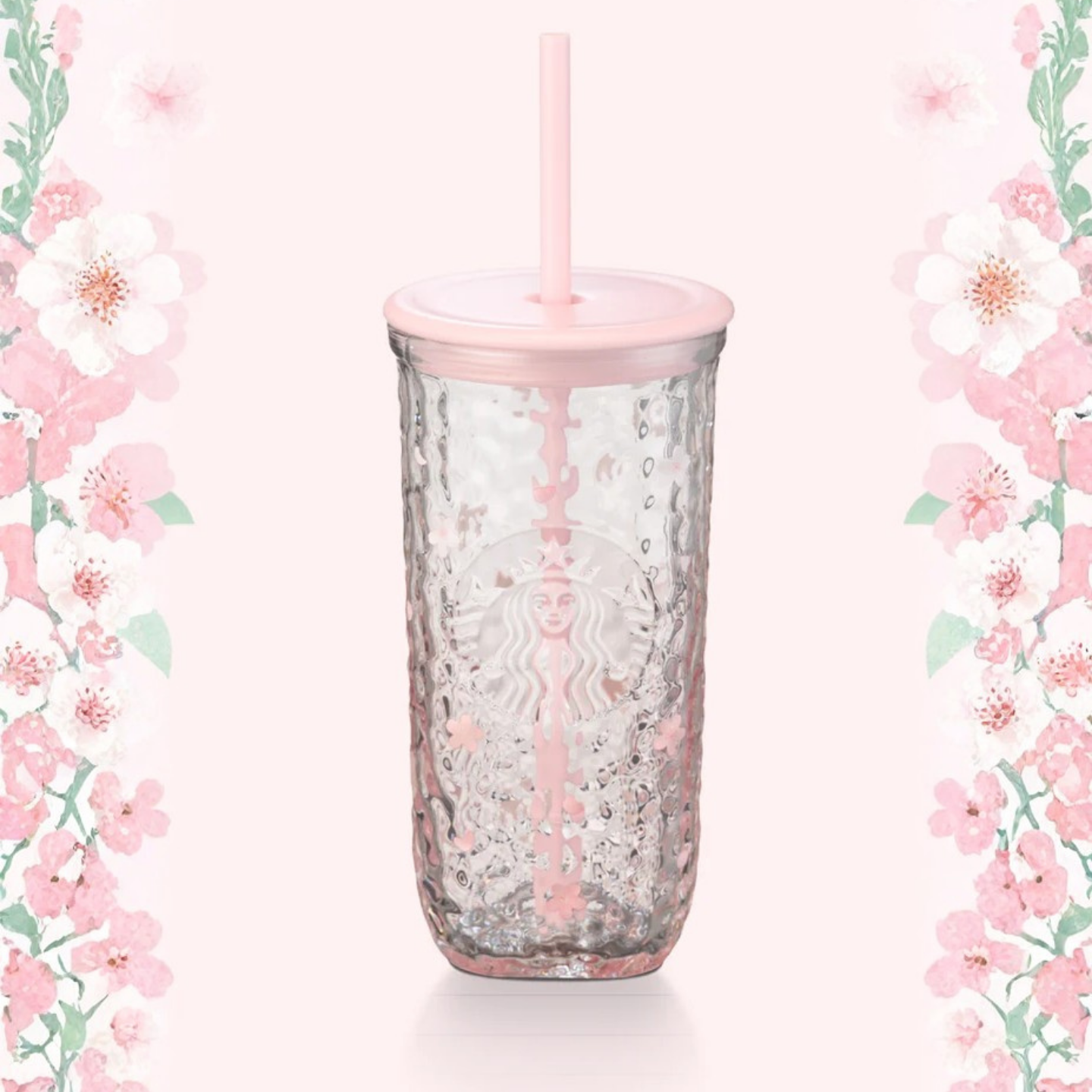 Sakura Glass Cold Cup 16oz
