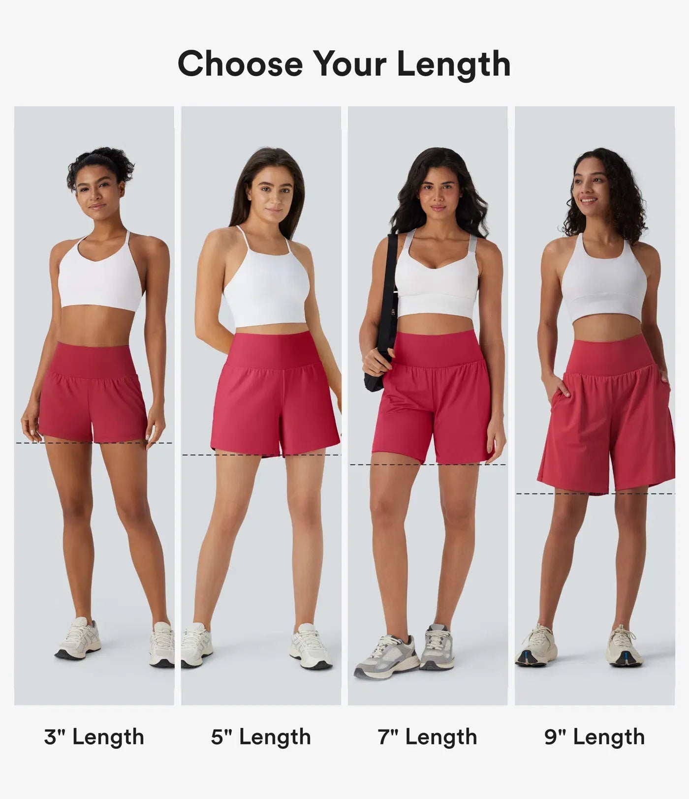 Confident-Fit High-Waist Pocket Shorts