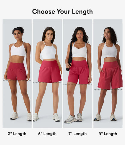 Confident-Fit High-Waist Pocket Shorts