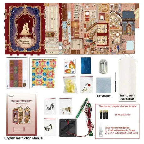 Beauty & The Beast DIY Book Nook Kit