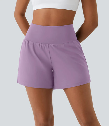 Confident-Fit High-Waist Pocket Shorts