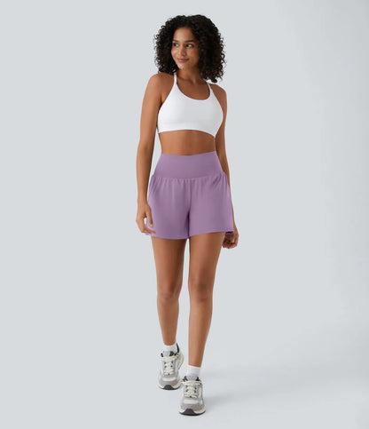 Confident-Fit High-Waist Pocket Shorts