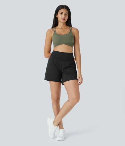 Confident-Fit High-Waist Pocket Shorts