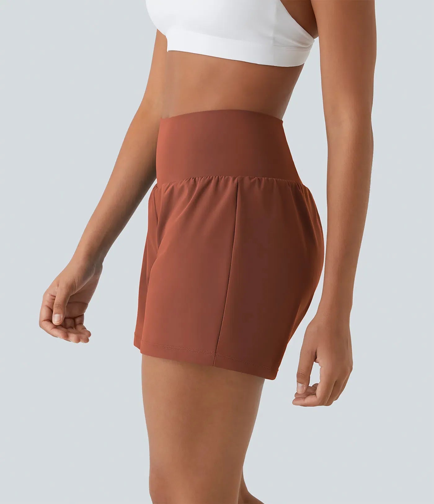 Confident-Fit High-Waist Pocket Shorts