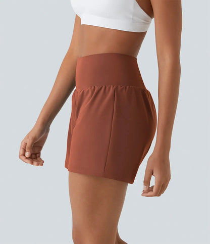 Confident-Fit High-Waist Pocket Shorts