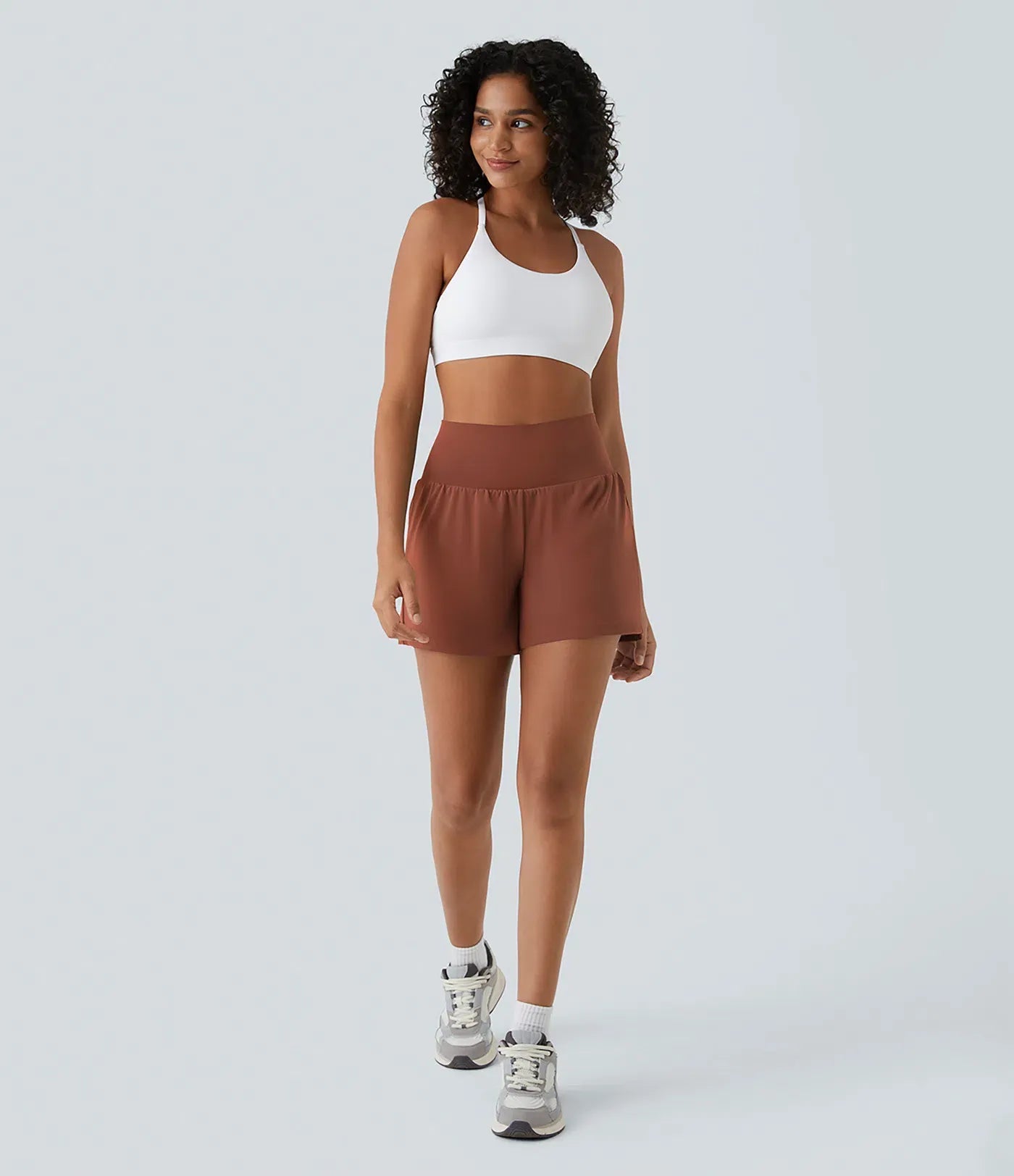 Confident-Fit High-Waist Pocket Shorts
