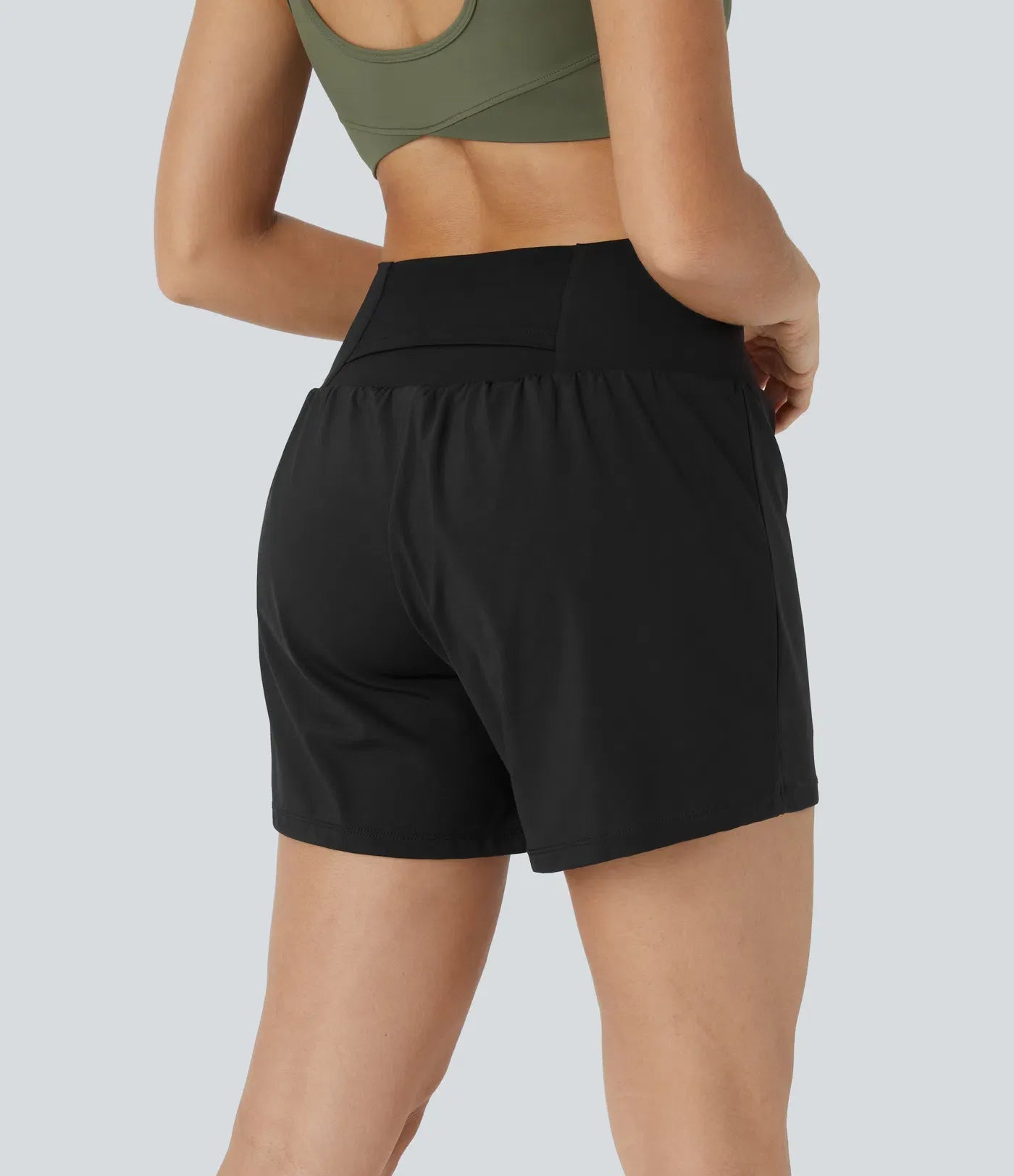Confident-Fit High-Waist Pocket Shorts