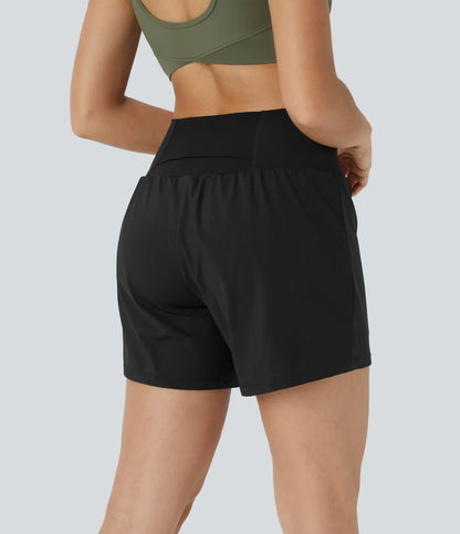 Confident-Fit High-Waist Pocket Shorts