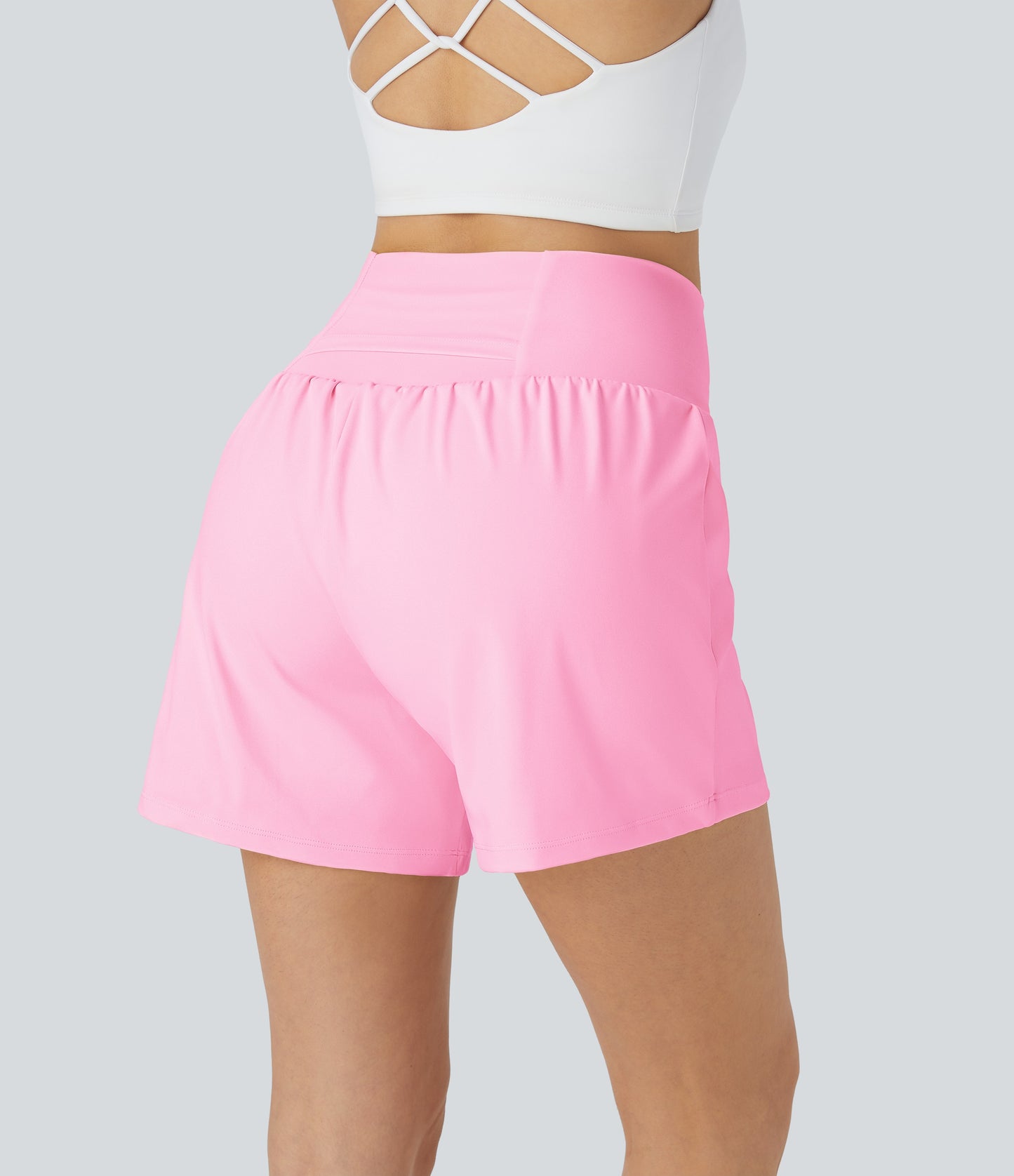 Confident-Fit High-Waist Pocket Shorts