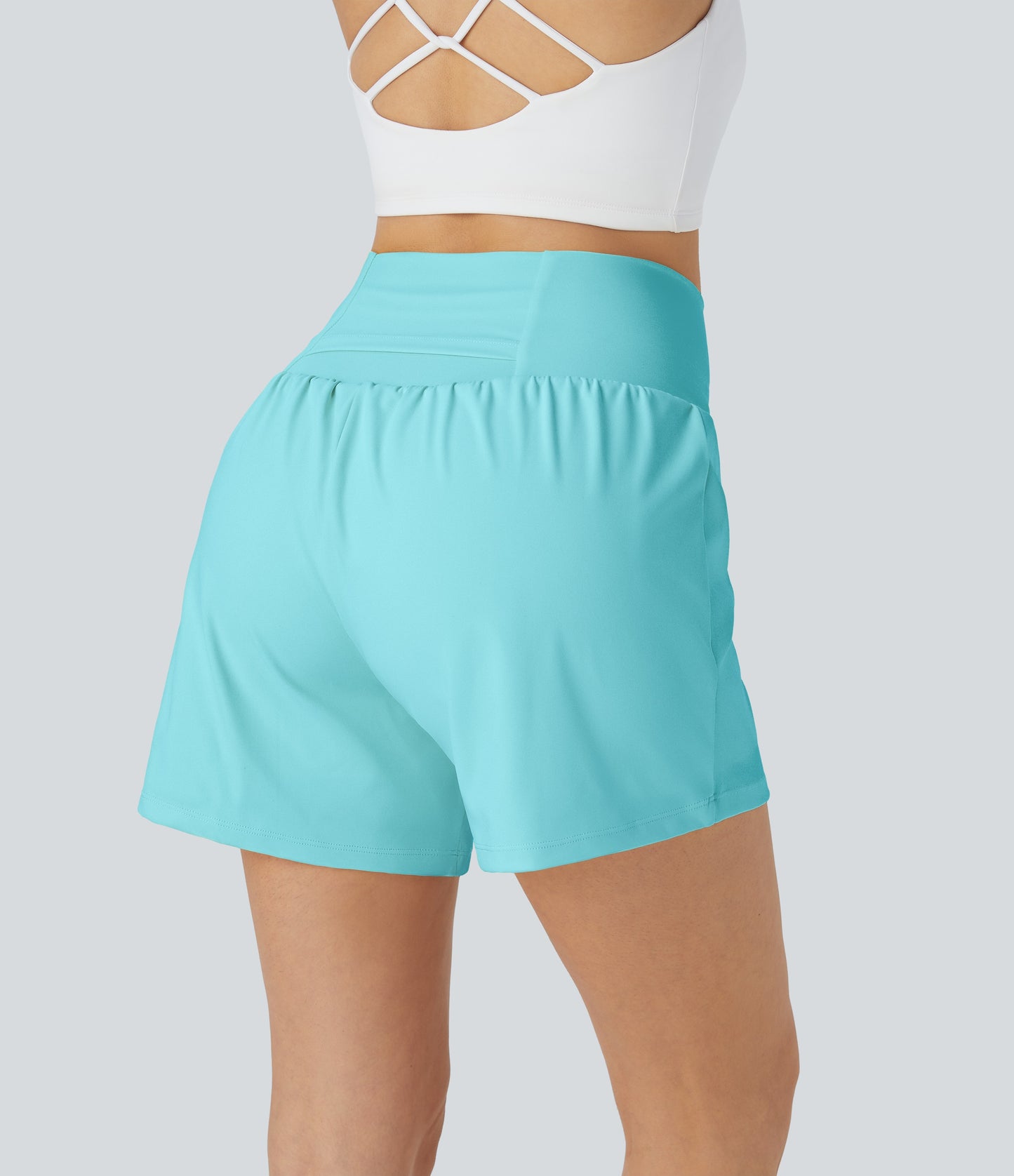Confident-Fit High-Waist Pocket Shorts